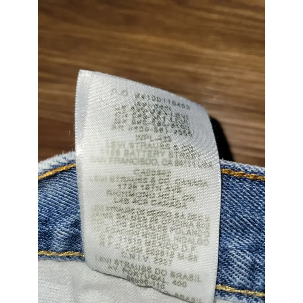 Vintage Levi 505 Straight Fit Mens Jeans 33x30